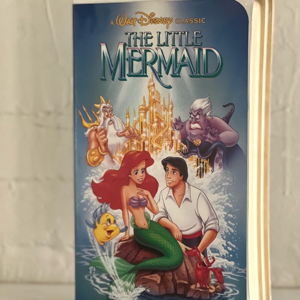 The Little Mermaid (1990) Disney “Banned” Black Diamond/The Classics VHS Tape